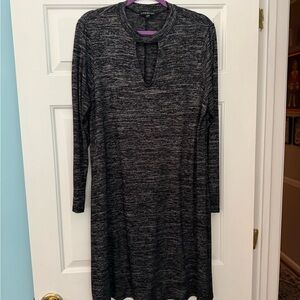 Lane Bryant Heather Gray Long Sleeve Dress